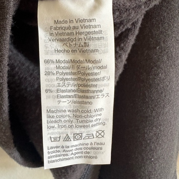 Madewell MWL Gray ‘Vintage Mulberry’ Superbrushed Easygoing Sweatshirt Crewneck - Picture 11 of 12